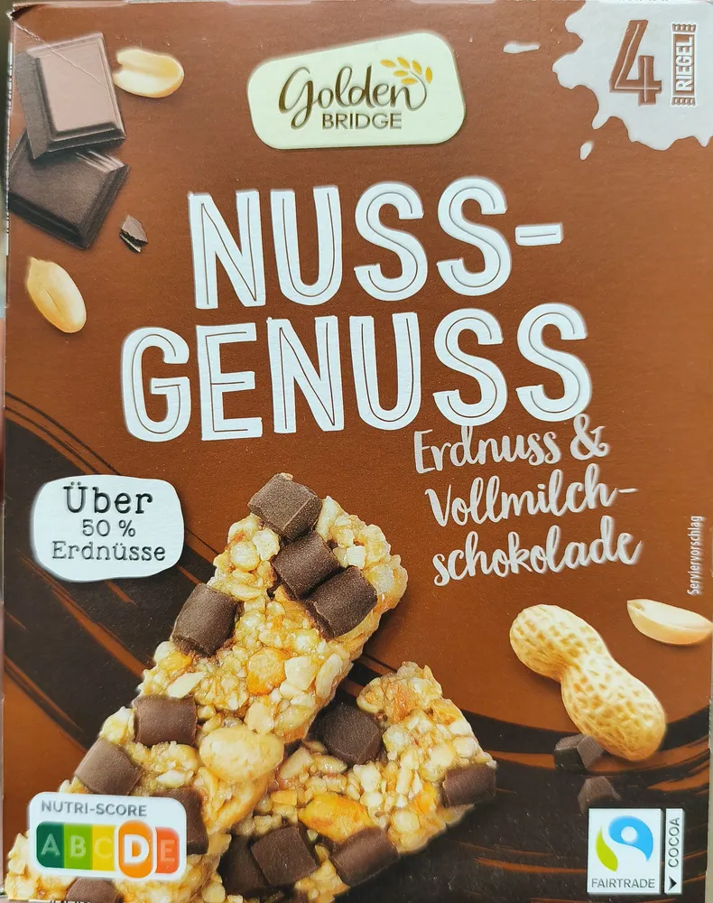 Nuss-Genuss Erdnüsse & Vollmilchschokolade