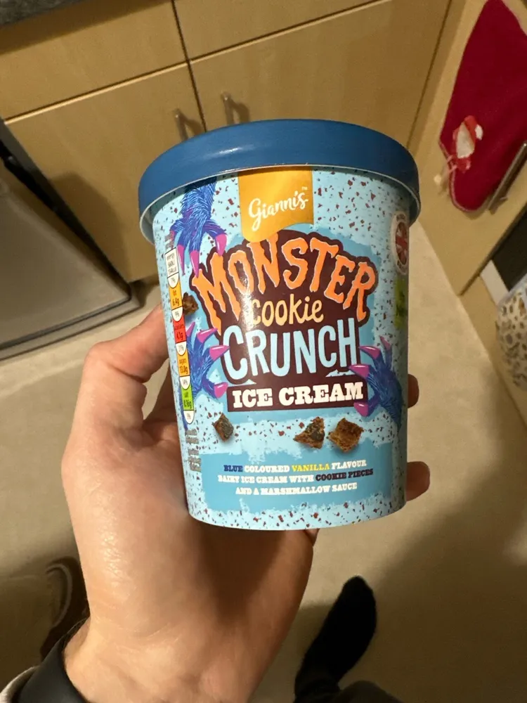 Monster Cookie Crunch Ice Cream