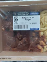 Rehgulasch mit Knöpfle