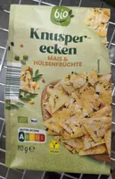 ALDI BIO Knusperecken Mais & Hülsenfrüchte kontrolliert ökologische Erzeugung vegan 1.39€ 80-g-Packung 1kg 17.38€