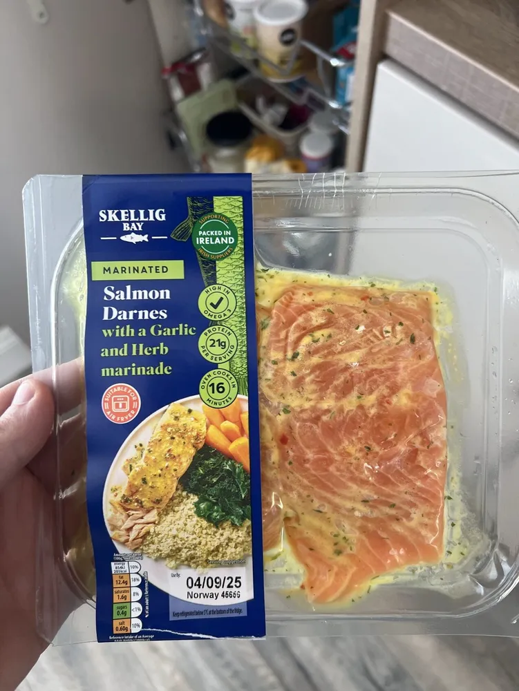 Marinated Salmon Darnes