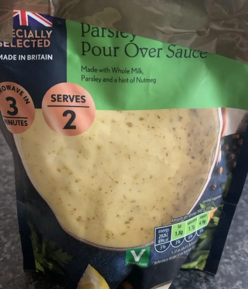 Parsley Pour Over Sauce