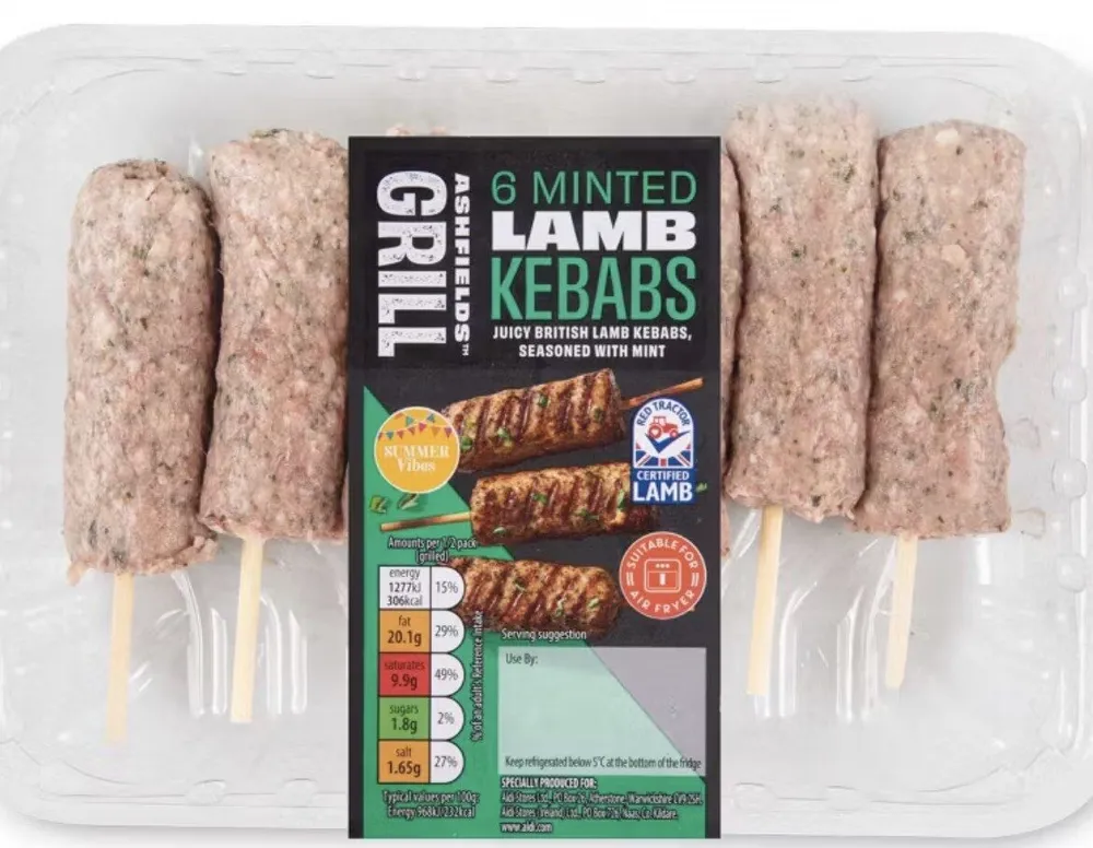 British Minted Lamb Kebabs