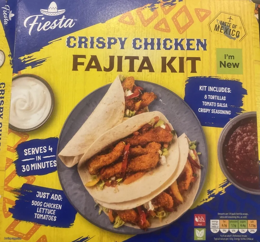 Crispy Chicken Fajita Kit