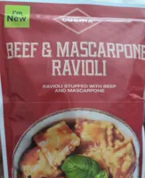 Beef & mascarpone ravioli