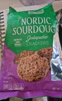 Nordic Sourdough Jalapeño Crackers