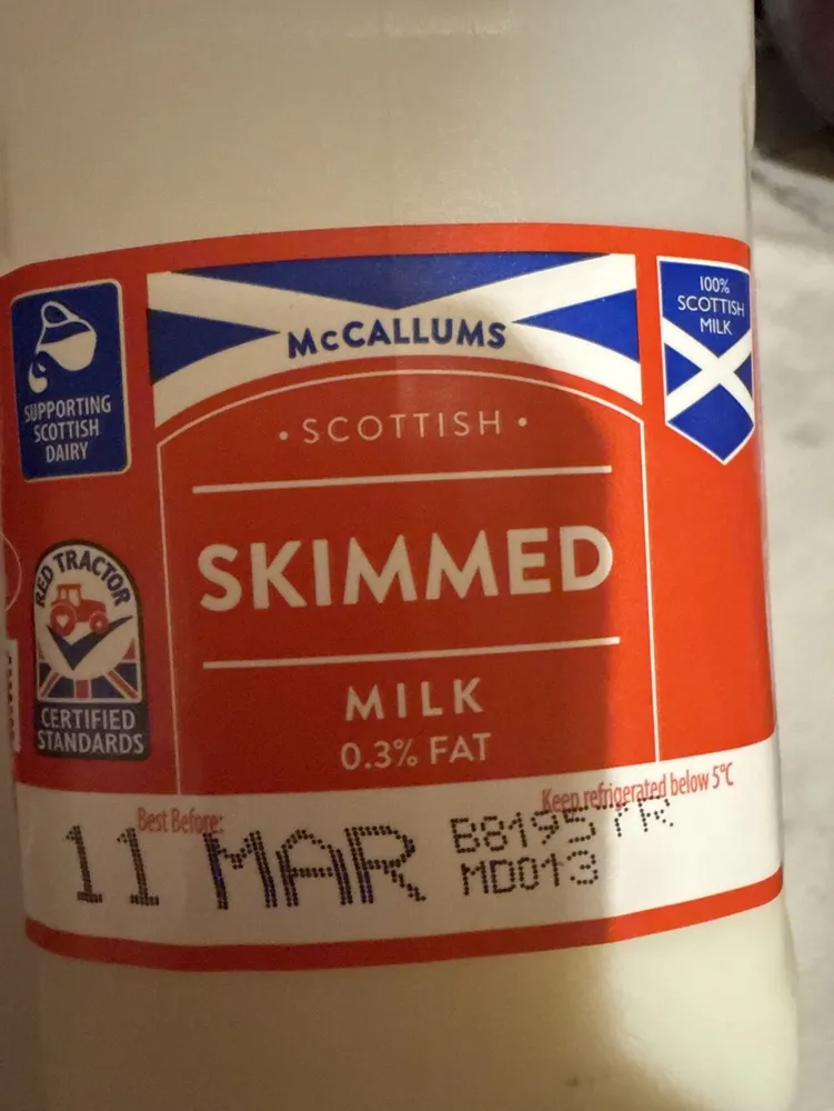 McCallums Skimmed Milk