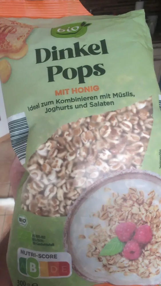 Bio-Dinkelpops mit Honig