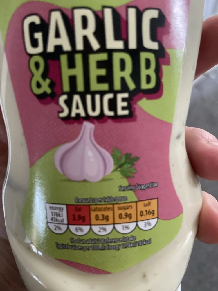 GARLIC & HERB SAUCE