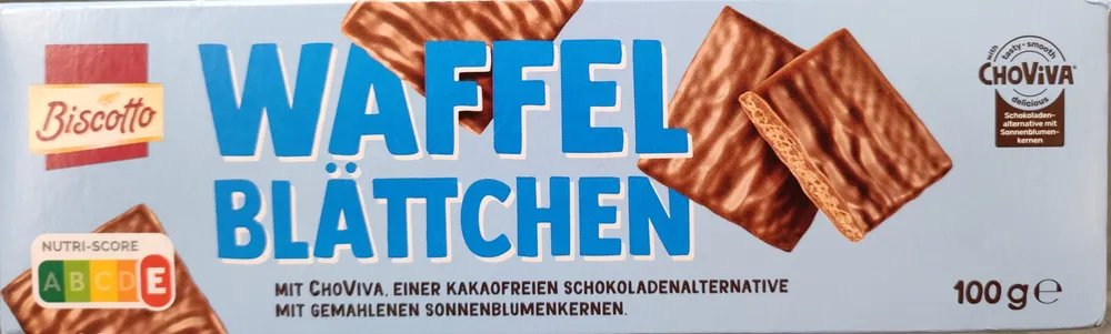 Waffel Blättchen Choviva