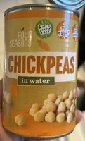 Chickpeas in water
