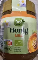 ALDI BIO Bio-Honig cremig Kontrolliert ökologische Erzeugung 3.75€ 500-g-Glas 1kg 7.50€