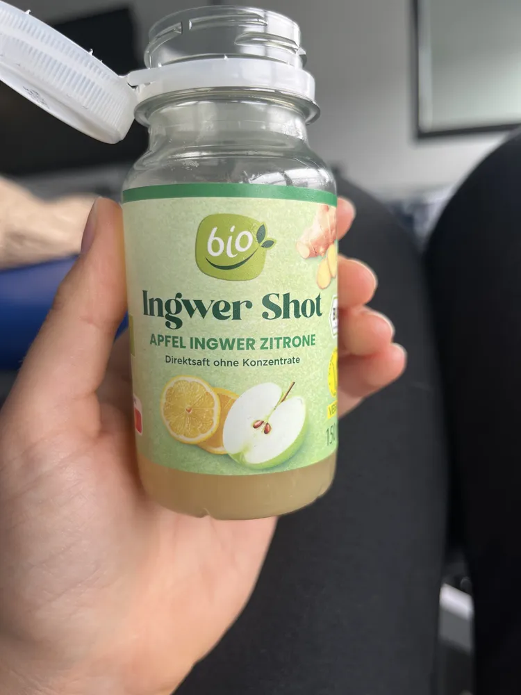 Bio-Ingwershot - Apfel-Ingwer-Zitrone