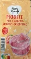 Mousse mit Erdbeer-Joghurt-Geschmack