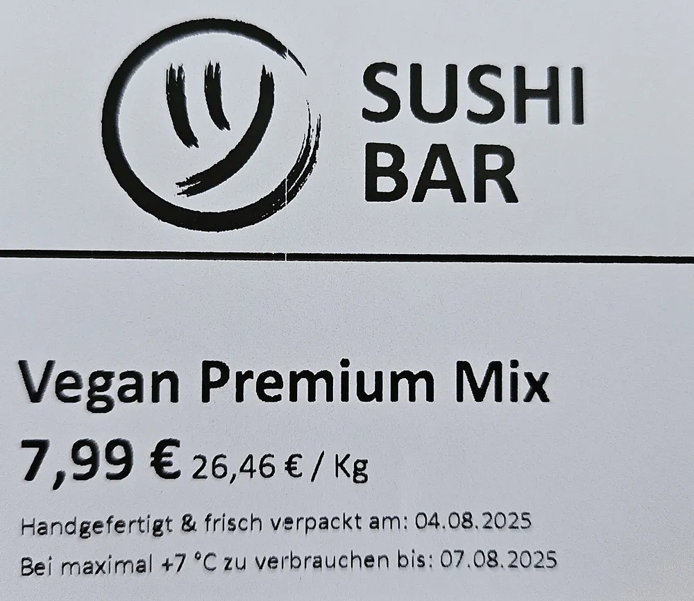 Aldi Süd Sushi Bar