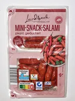 Mini-Snacksalami geräuchert, pikant