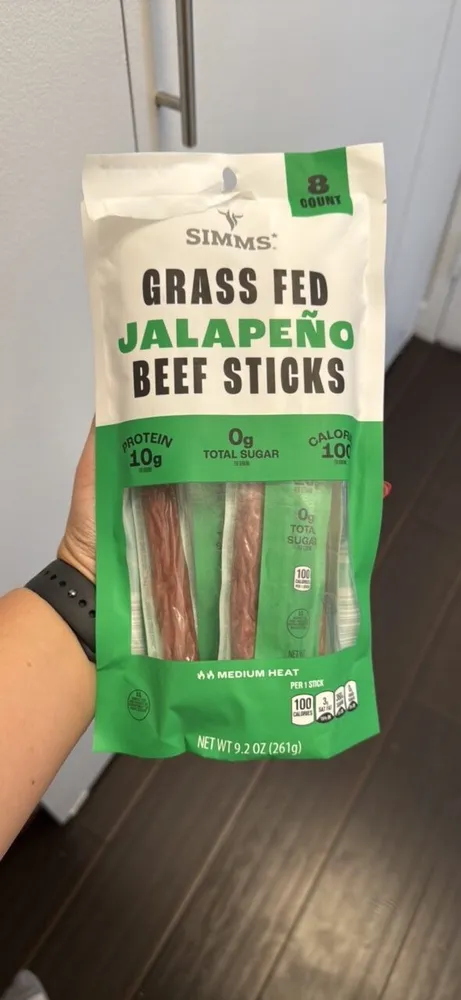 Grass Fed Jalapeño Beef Sticks