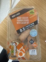 Roast Chicken Flavour Kebabs With Caesar Dip