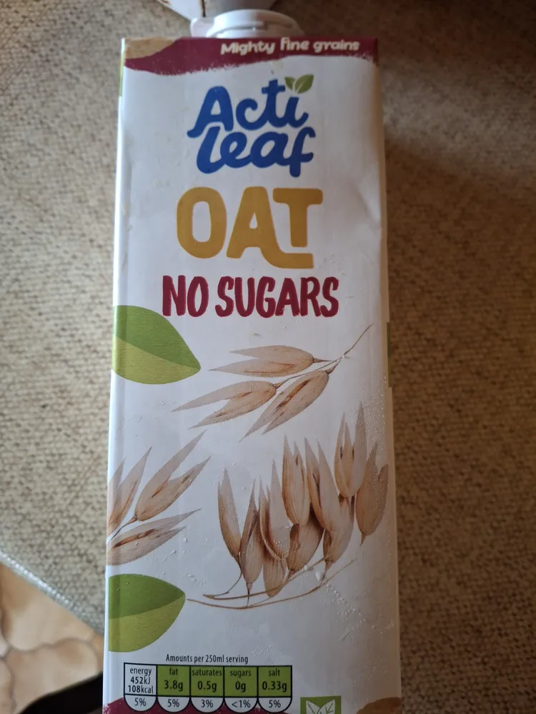 Acti Leaf Oat No Sugars