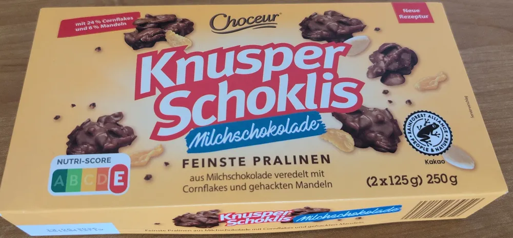 Knusper-Schoklis Milchschokolade