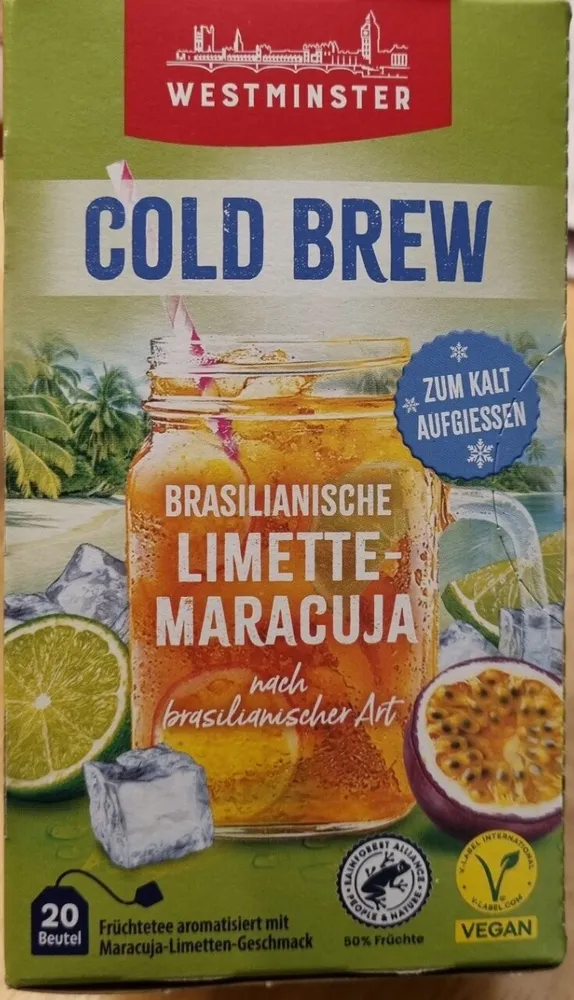Cold Brew Brasilianische Limette-Marcuja