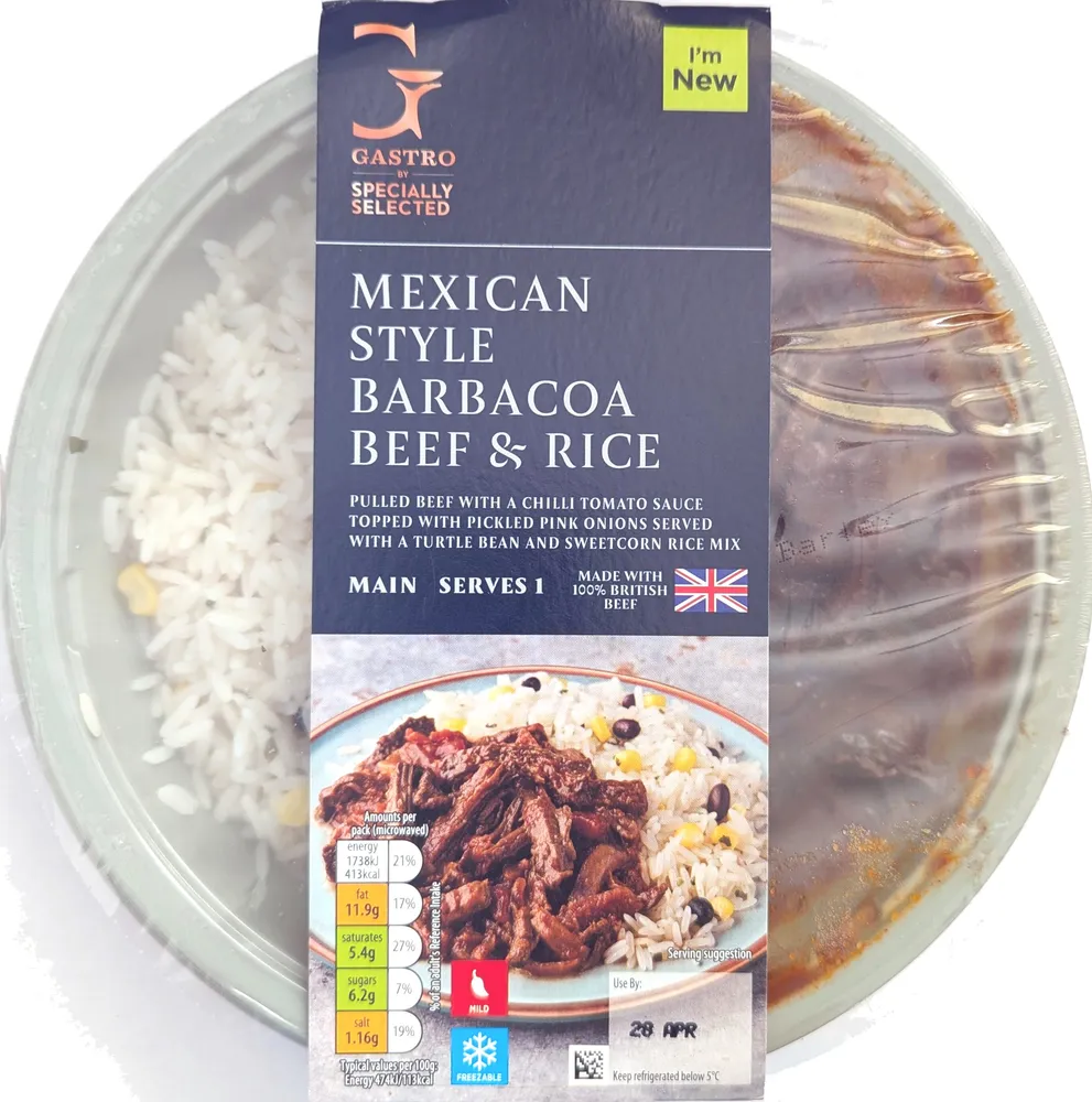 Mexican style Barbacoa Beef & Rice