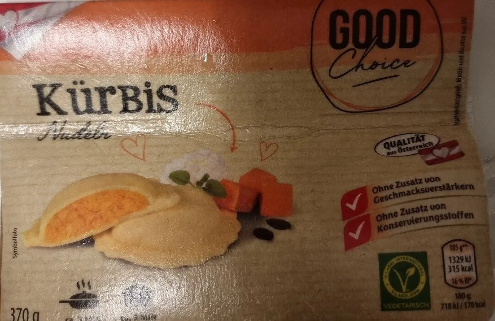 Kürbisnudeln