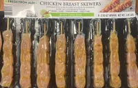 Sweet Chili Lime Chicken Breast Skewers