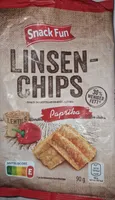 Linsenchips Paprika