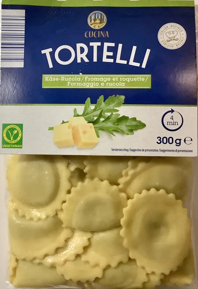 Tortelli Fromage et roquette