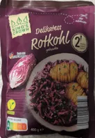 Delikatess Rotkohl Gebauden