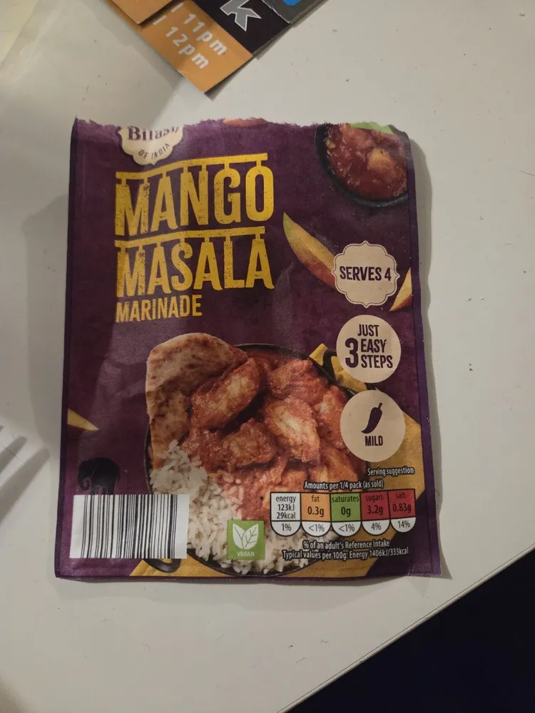 Mango Masala Marinade