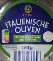 Italienische Oliven - Cerignola Oliven mit Kräuter