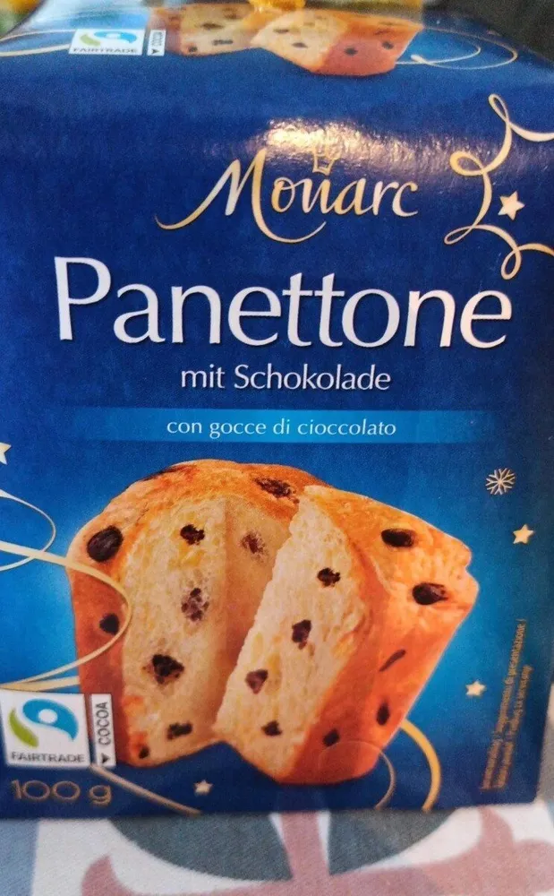 Panettone con gocce di cioccolato