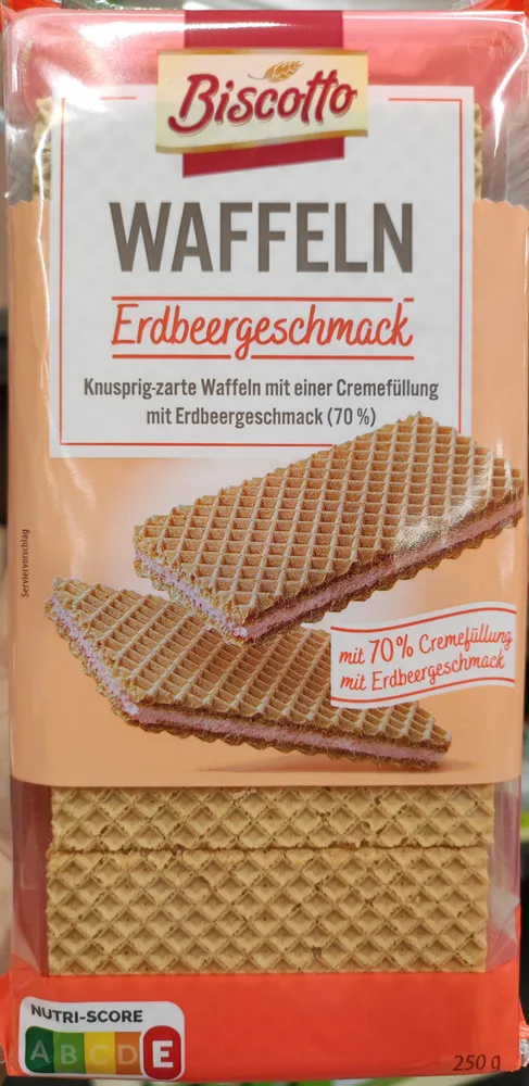 Erdbeeren Waffeln