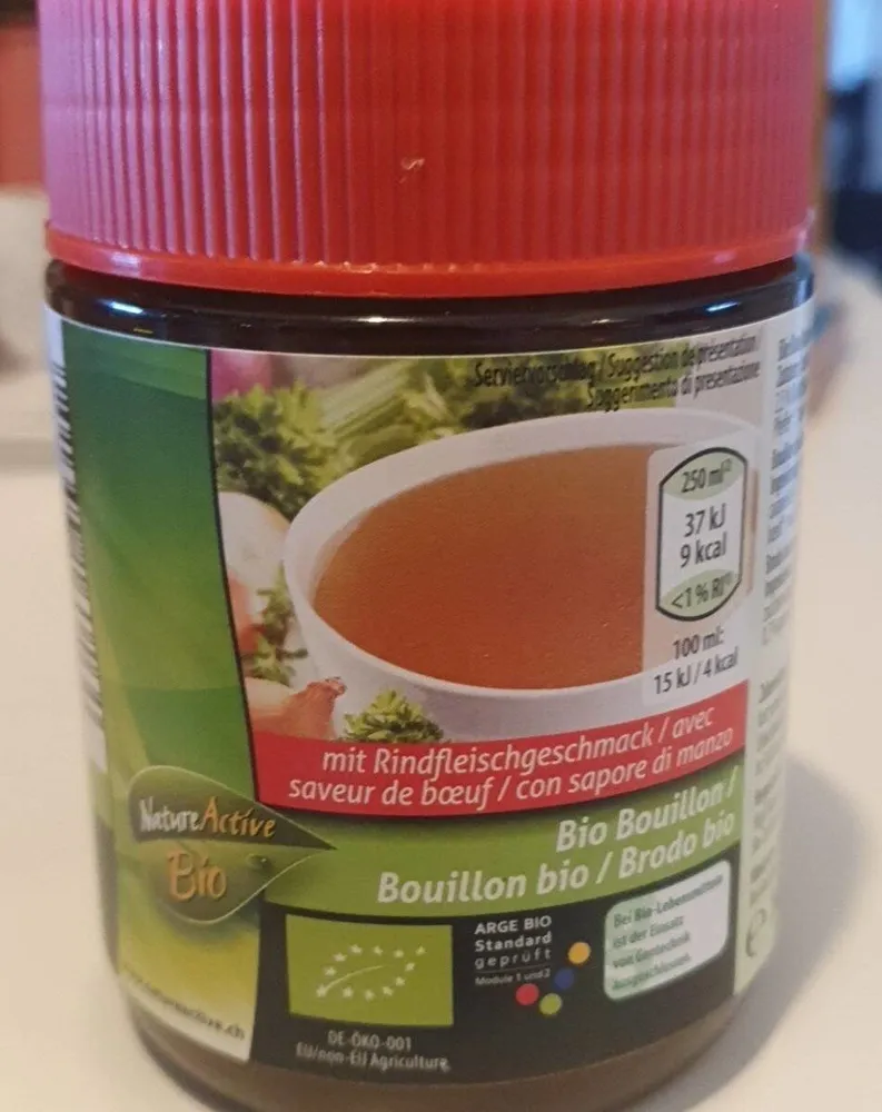 Bouillon bio saveur boeuf