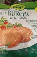 Burger aus Kartoffeln vegan