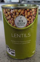 Canned lentils