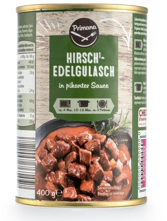 Hirsch Edelgulasch