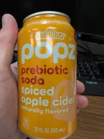 Spiced Apple Cider Prebiotic Soda