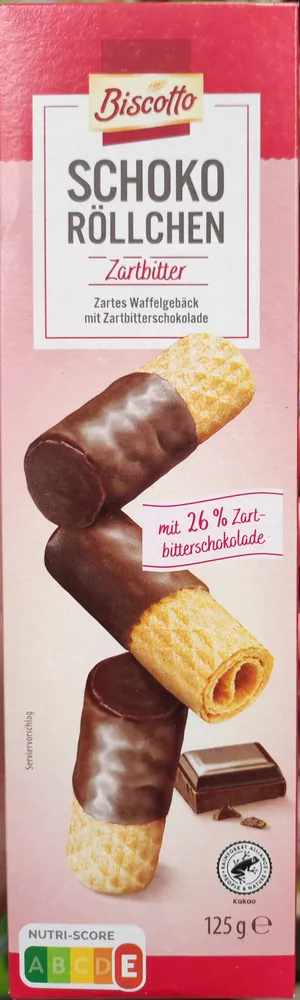 Schokoröllchen - Zartbitter