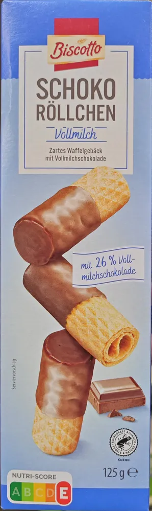 Schokoröllchen - Vollmilch