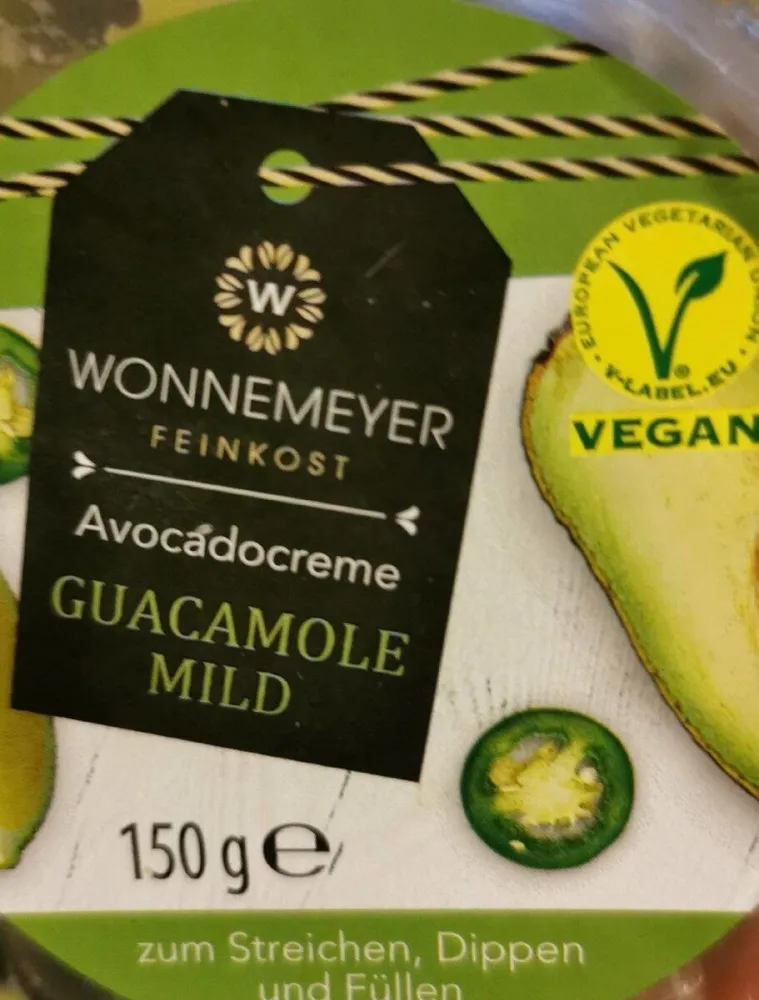 Wonnemeyer Avocadocreme Guacamole Mild