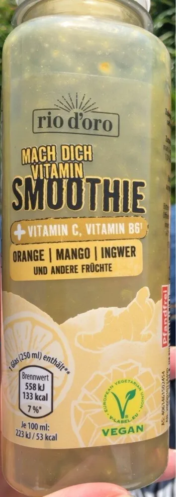 Smoothie Plus - OrangeMango-Ingwer + Vitamin C