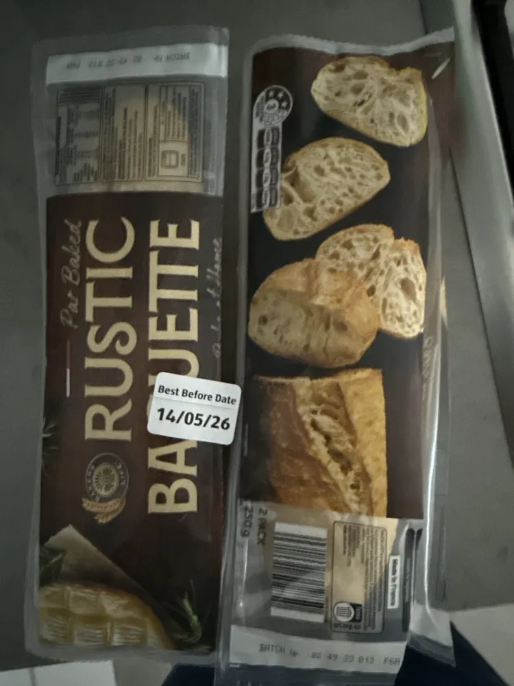 Par Baked Rustic Baguette