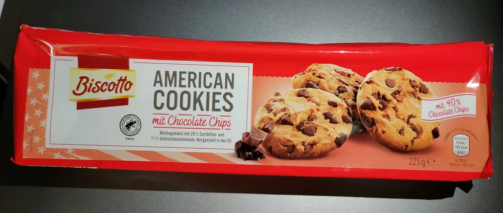American Cookies mit Chocolate Chips