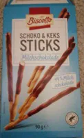 Schoko & Keks Sticks - Milchschokolade