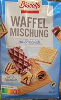 Waffelmischung mit Schokolade