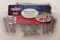 Salami-Platte französischer Art