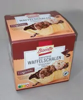 Knusprige Waffelschalen - Kakaohaltige Fettglasur